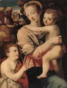 unknow artist The Madonna and child with the infant saint john the baptist oil painting image